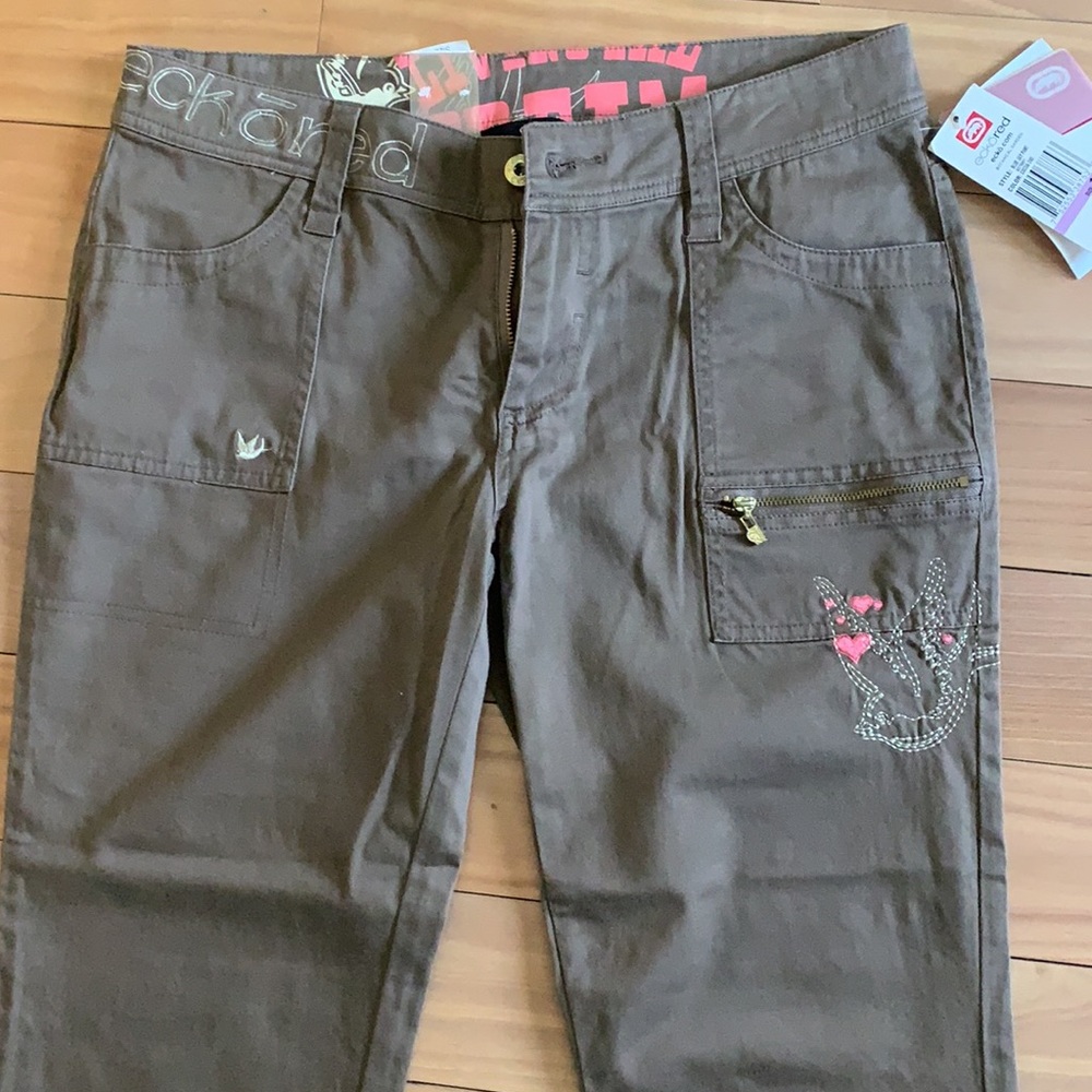 Vintage eckored Capri pants size 11